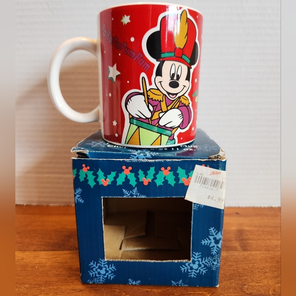 Zellers Mickey Mouse Christmas Mug Vintage - Picture 2 of 6